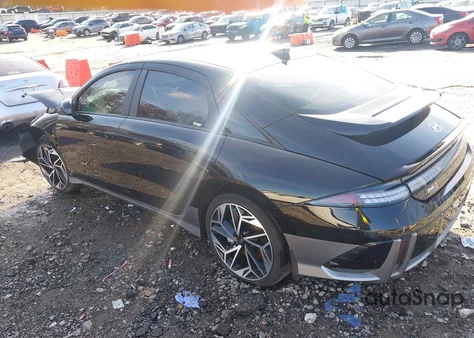 2025 Hyundai Ioniq 6 Sel from USA, damaged, VIN KMHM34AA2SA084645